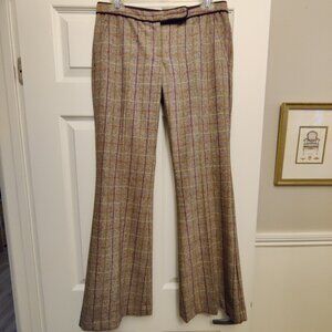 The Limited Plaid Tweed Dress Pants Trousers Drew-Fit SZ-2